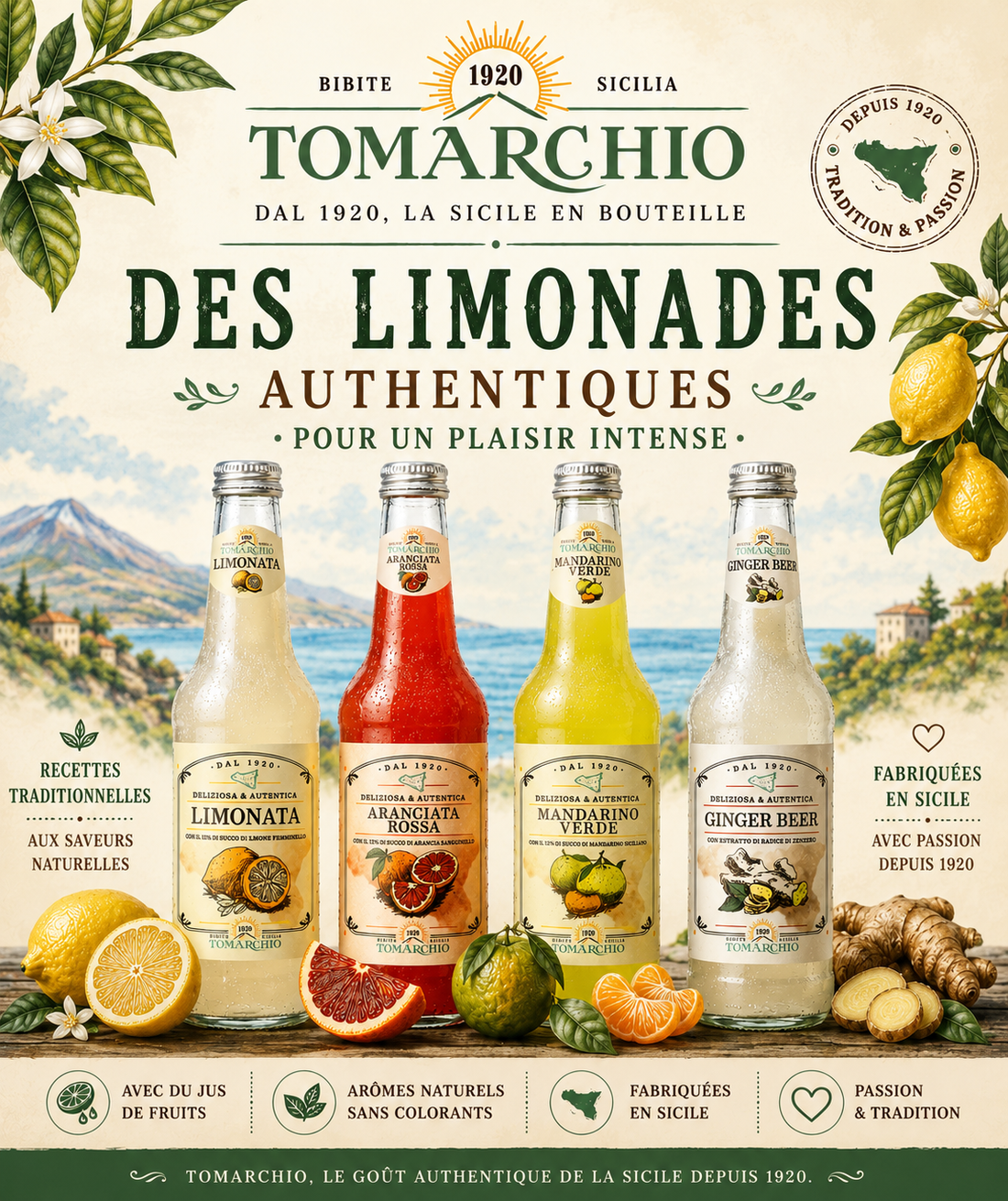 Tomarchio : les limonades siciliennes artisanales qui séduisent cet été