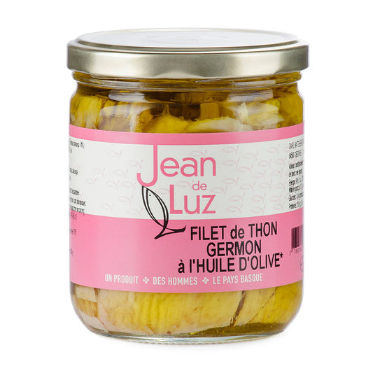 Filet de thon germon à l'huile d'olive bio