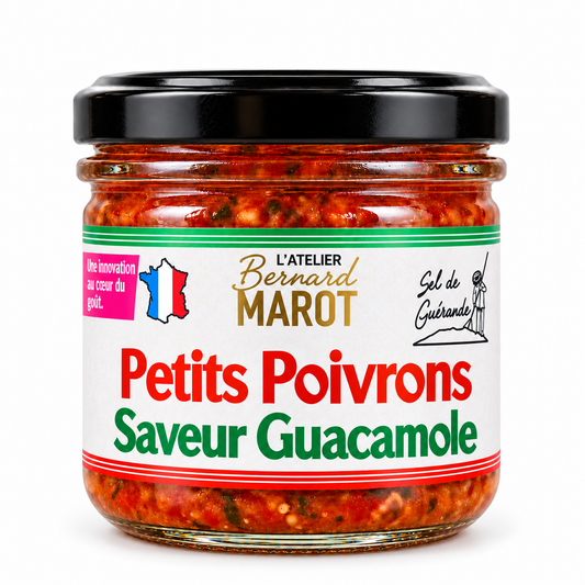 Baby Bell Pepper Guacamole - Atelier Bernard Marot
