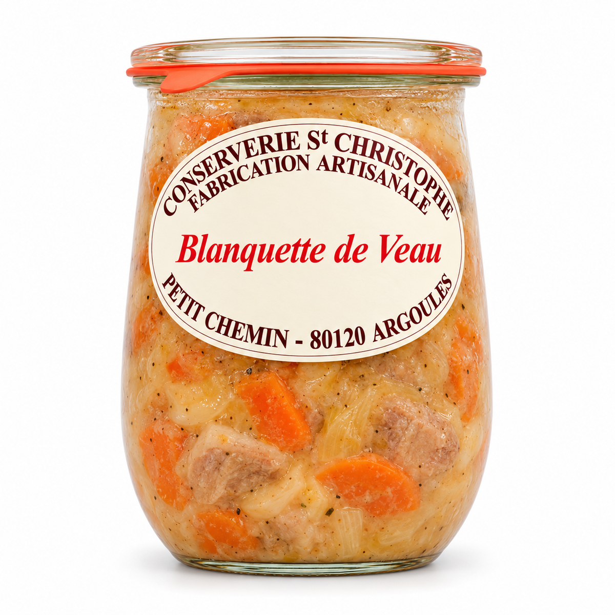 Blanquette de veau 900 g – Conserverie St Christophe