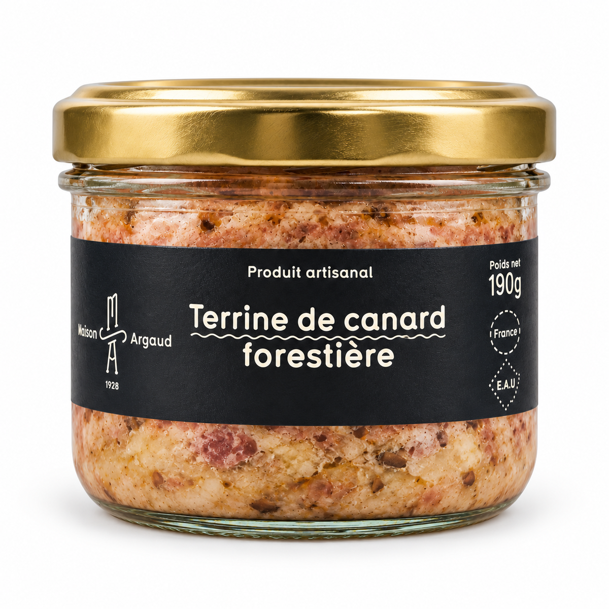 Terrine de canard forestière aux cèpes – Maison Argaud