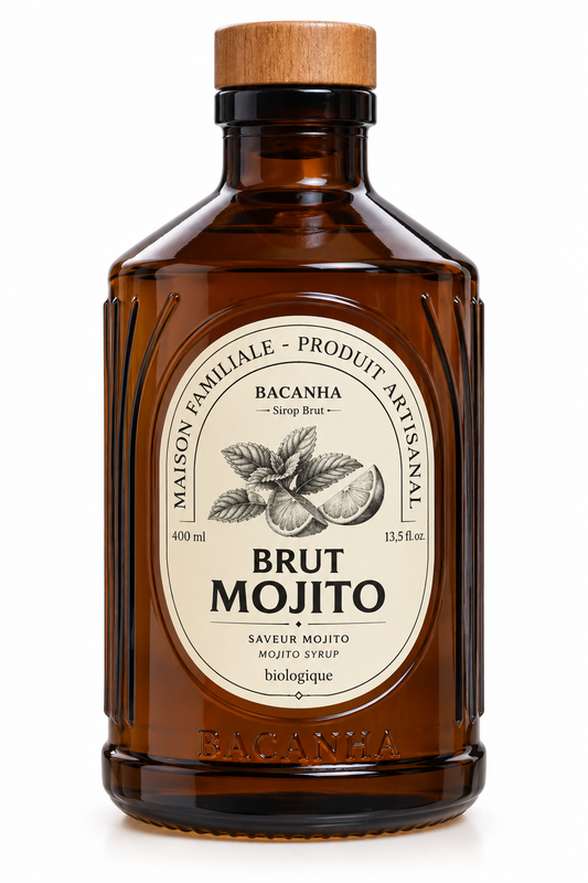 Sirop brut mojito bio 400 ml – Bacanha