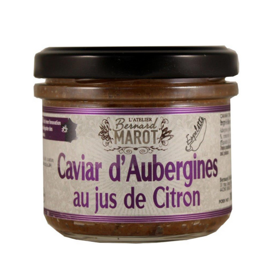 Caviar d'AUBERGINES Jus de Citron&Piment d'Espelette - Atelier Bernard Marot