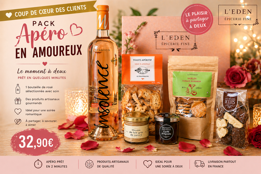 Pack Apéro en Amoureux – Moment gourmand à partager