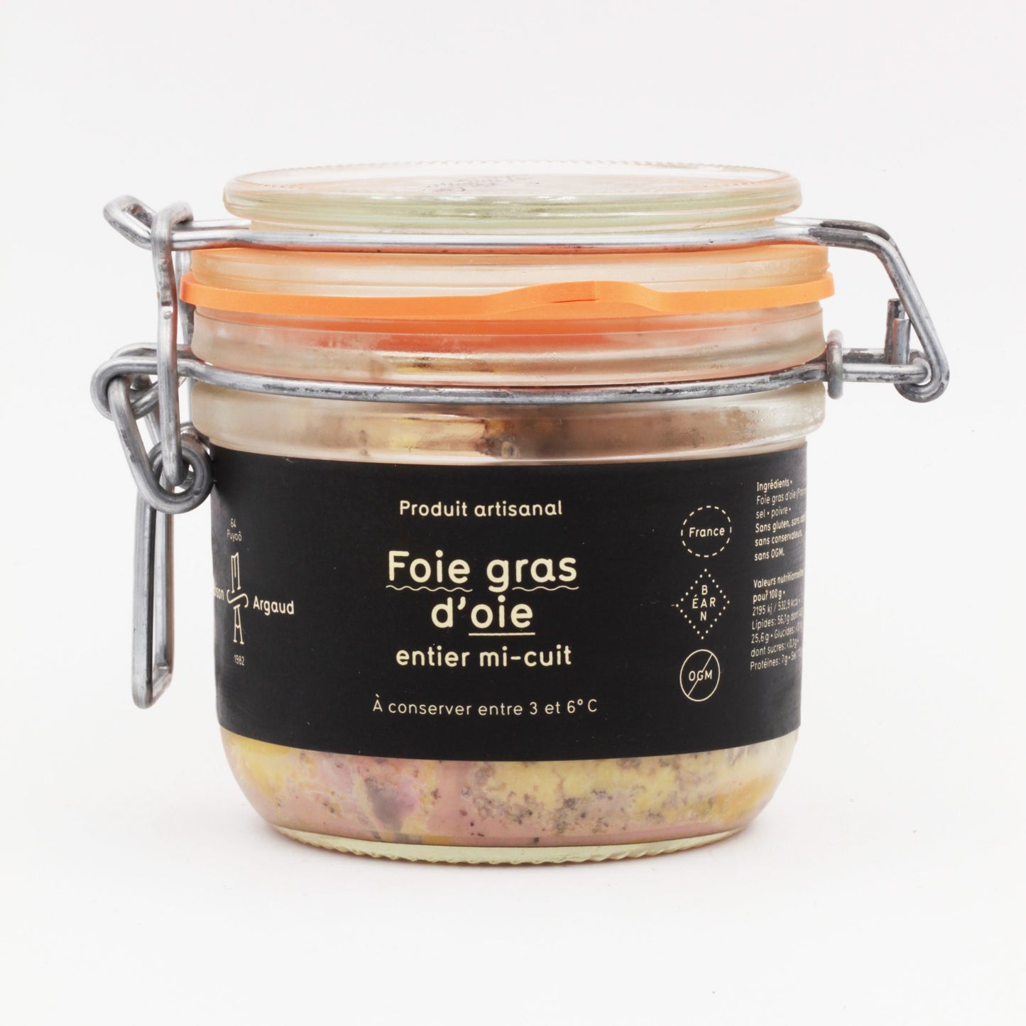 Foie gras mi cuit bocal 320g
