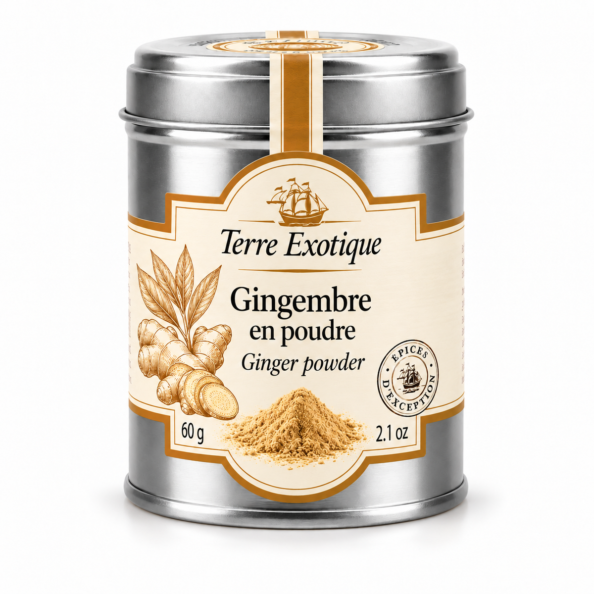 Gingembre en poudre - Terre Exotique