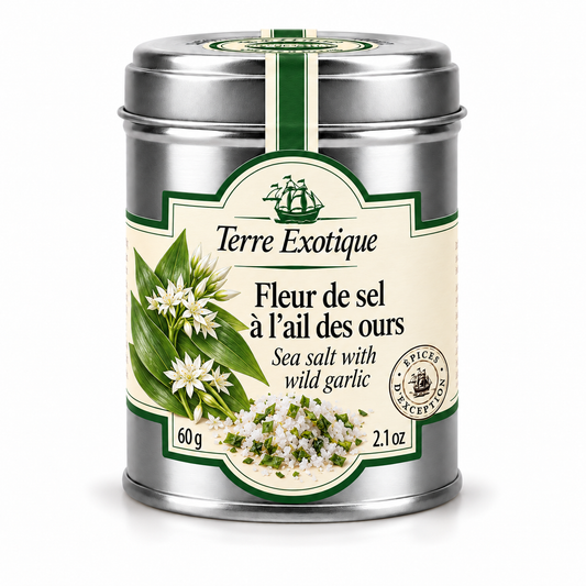 Fleur de sel à l'ail des ours - Terre Exotique