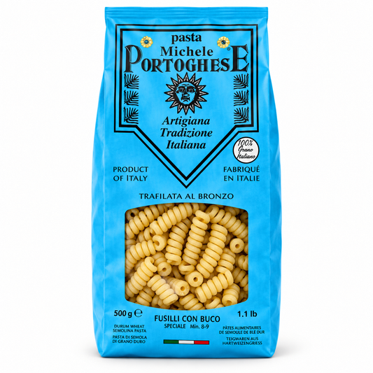 Fusilli con buco 500 g – Michele Portoghese