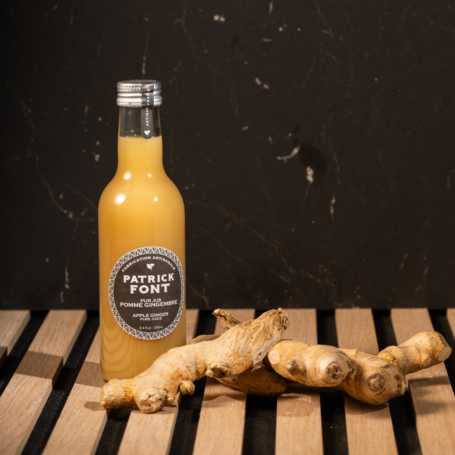 Pur jus pomme gingembre -25cl -  Patrick Font