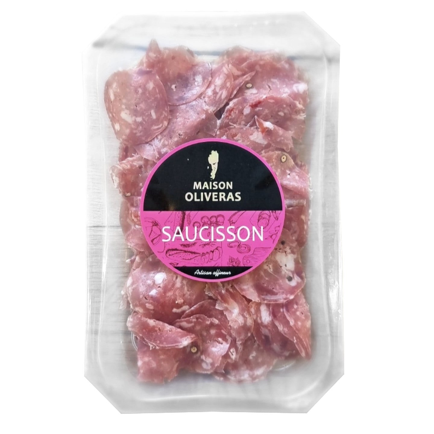 Chiffonnade de saucisson - Maison Oliveras
