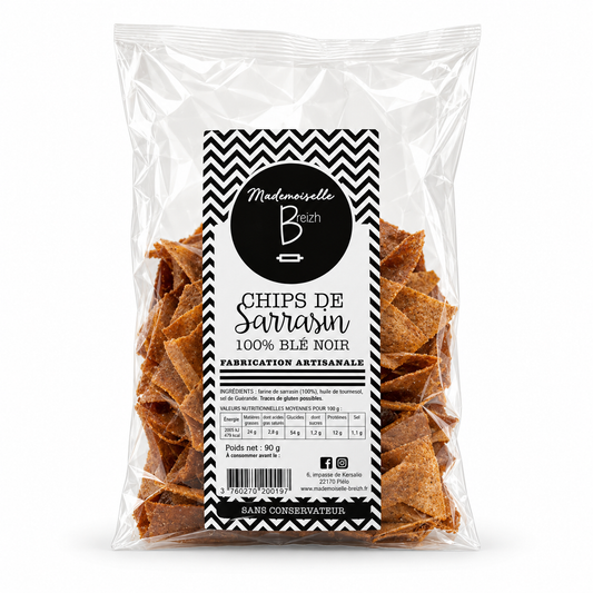 Plain buckwheat crisps - Mademoizelle Breizh