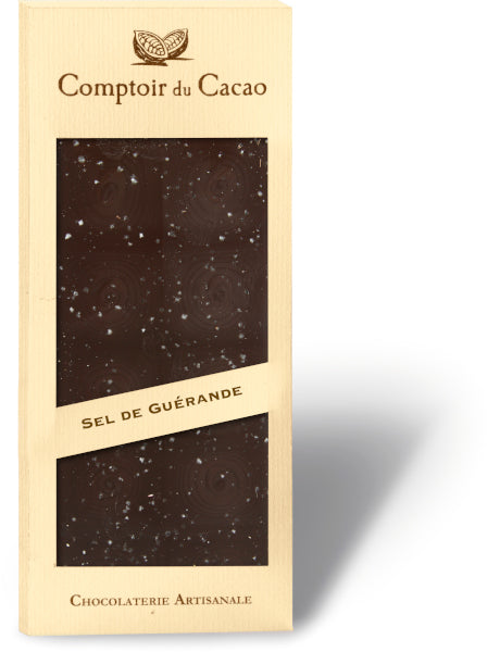 Fleur de Sel de Guérande noir 90g - Comptoir du Cacao