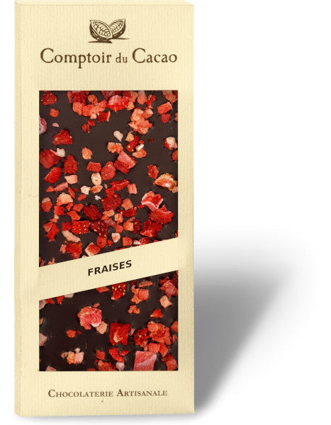 Fraise noir 90g - Comptoir du Cacao