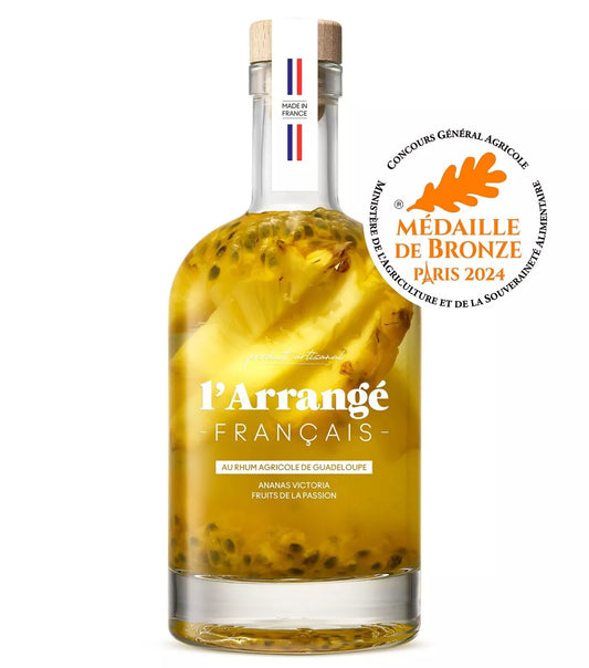 Ananas Victoria/Fruit de la passion - 0,7L - 2024 - L'arrangé Français