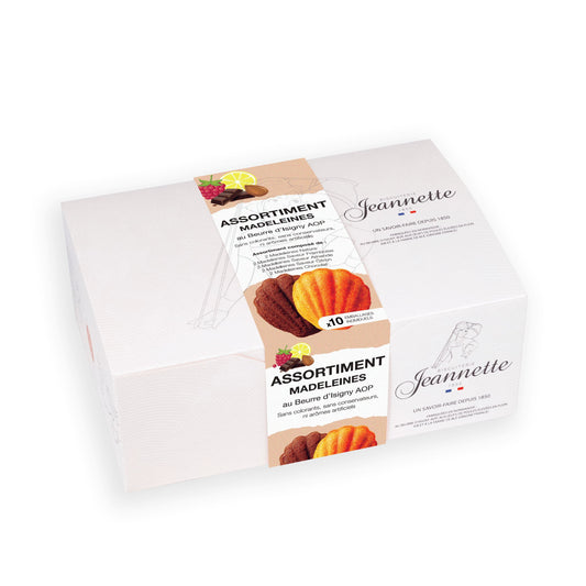 Assortiment 10 madeleines - Biscuiterie Jeannette