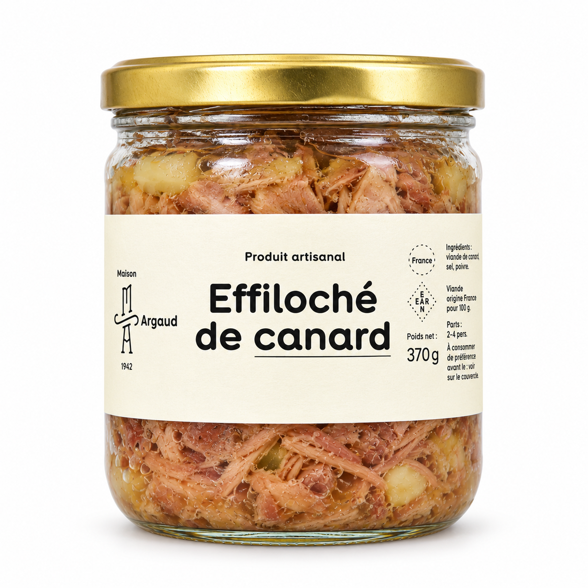 Effiloché de canard – Maison Argaud