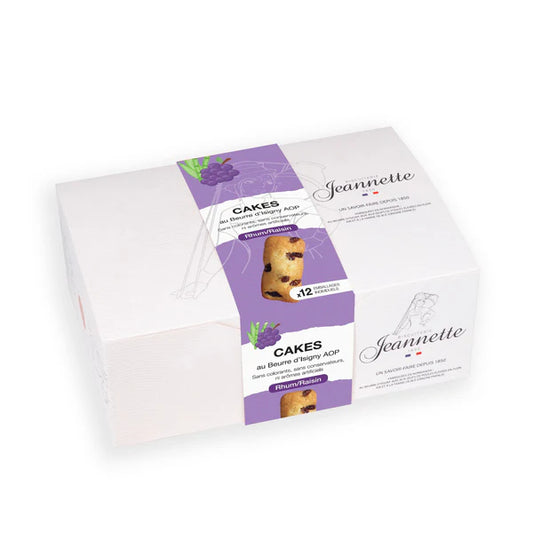 Cake Rhum raisin - Biscuiterie Jeannette