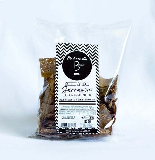 Chips de sarrasin nature - Mademoizelle Breizh