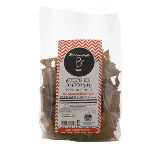 Chips de sarrasin oignon roscoff - Mademoizelle Breizh