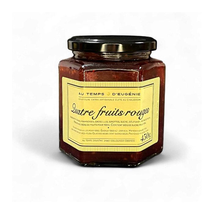 Confiture 4 fruits rouge
