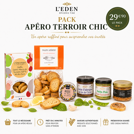 Pack Apéro Terroir Chic – Sélection artisanale & raffinée