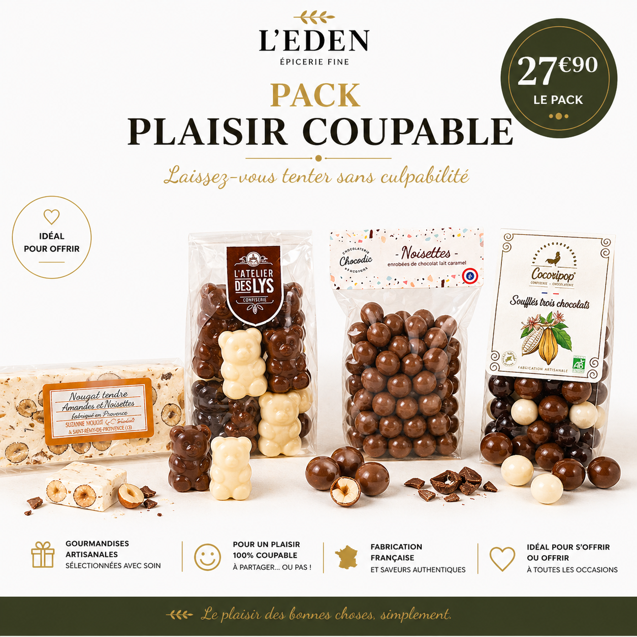 Pack plaisir coupable - le pack ultra gourmand