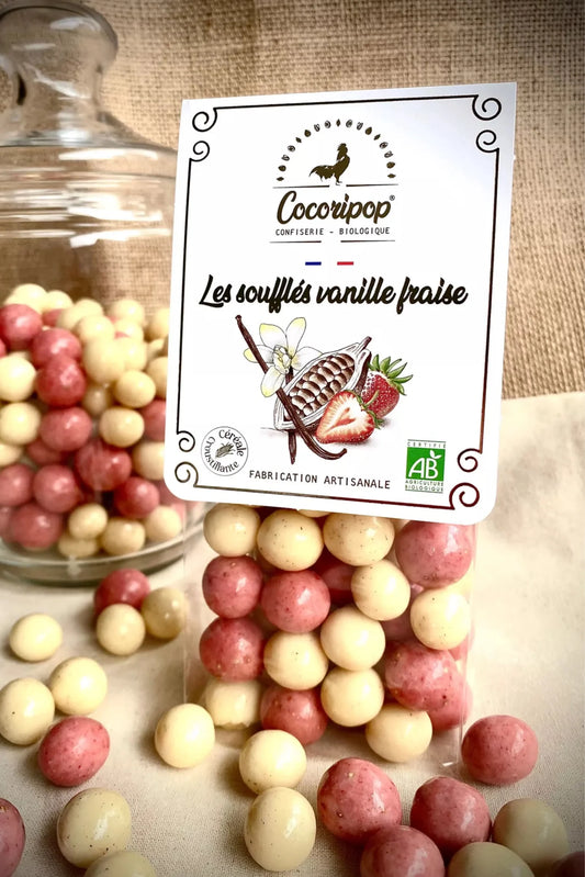 Soufflés vanille/fraise