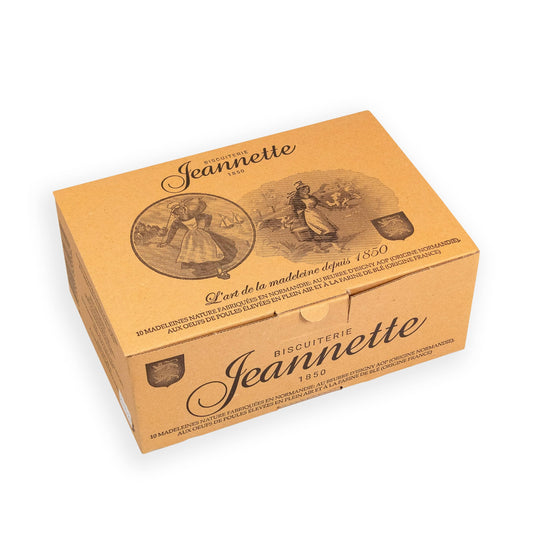 Nature - Boîte de 10 Madeleines - Biscuiterie Jeannette