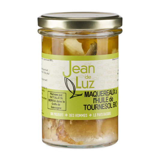 Filet de maquereau à l'huile de tournesol bio