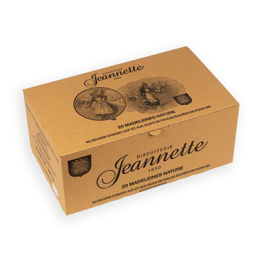 Nature - Boîte de 20 Madeleines - Biscuiterie Jeannette