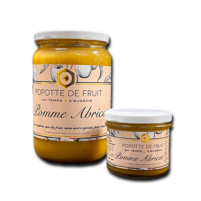 Popotte Pomme/Abricot 700g - Au temps d'Eugénie
