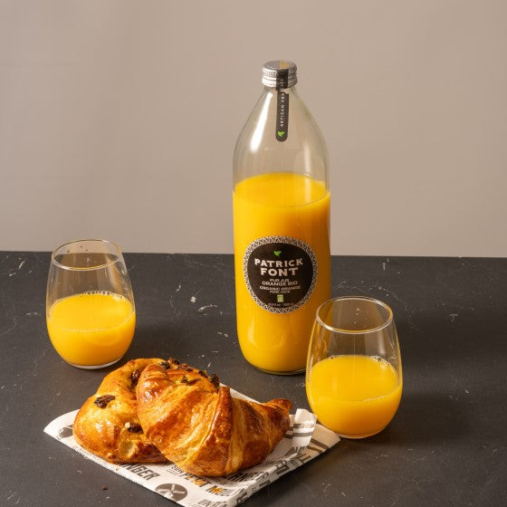 Pur jus Orange blonde bio 1l - Patrick Font – L'Eden Epicerie Fine