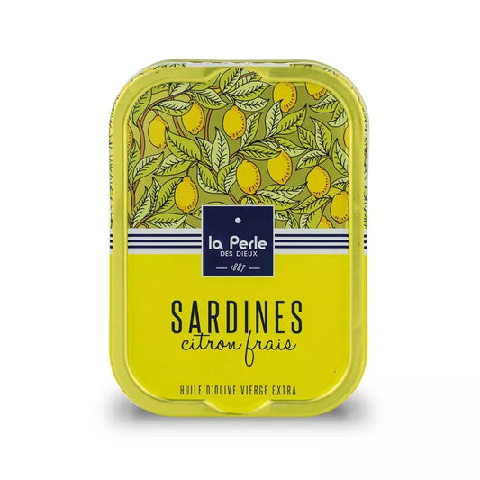 Sardines huile d'olive et citron