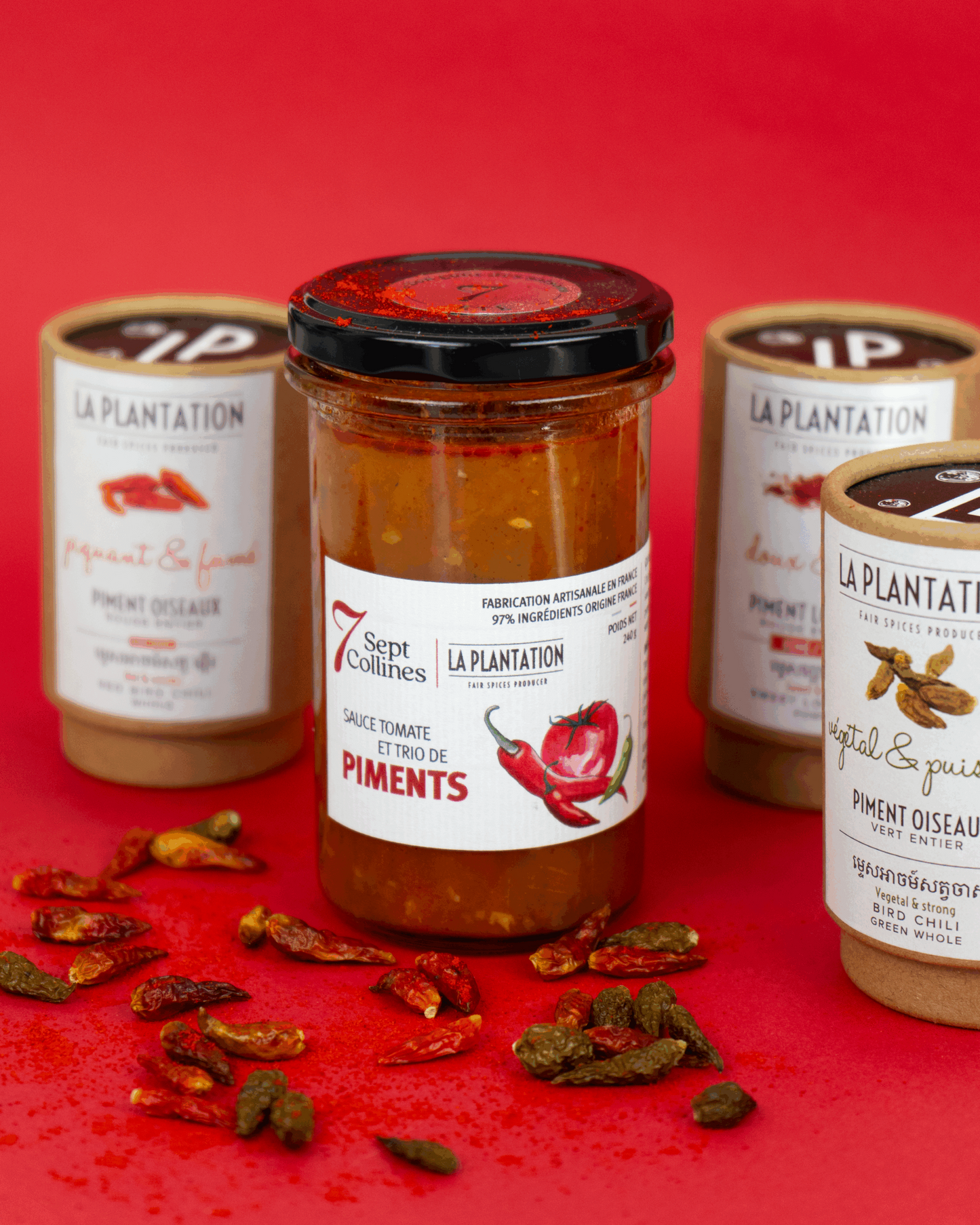 Sauce Tomate et trio de Piments