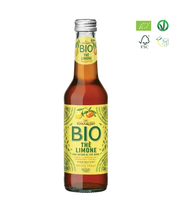 Thé glacé citron bio - 275ml -  Tomarchio